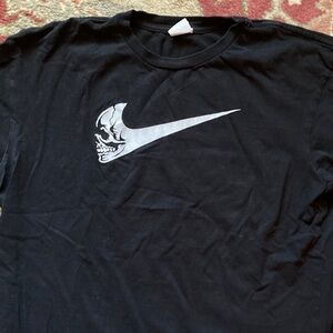 Black Warren Lotas Nike Swoosh T Shirt
